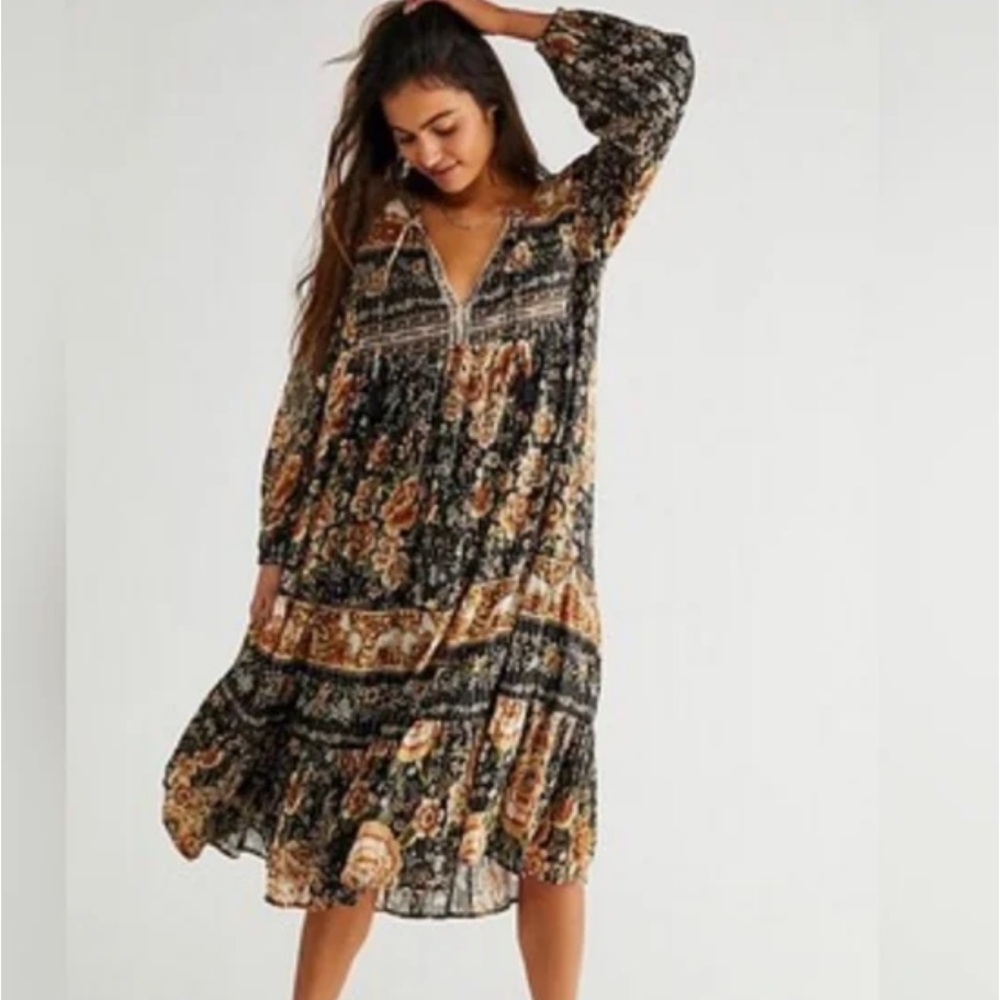 🍁🍂Spell x Free People Mystic Gown - Sz. L - NWT🍁🍂Fall Looks! 🎃 - Picture 2 of 11